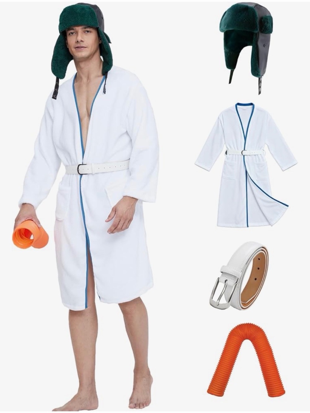 Mens Cousin Eddie National Lampoons Costume XL/XXL Halloween Cosplay New